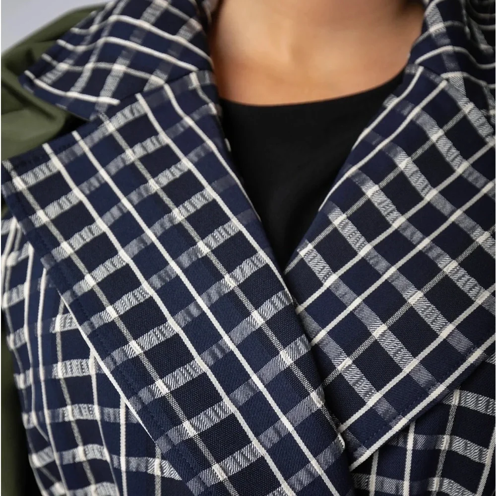 Tanya Taylor Lotta Plaid Coat NWT Medium - Picture 3 of 7